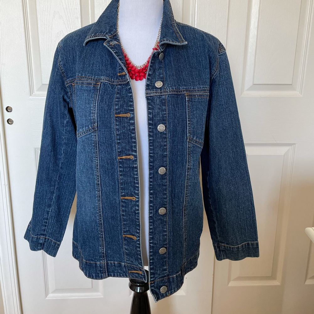 Chico’s sz1 (med) denim jacket